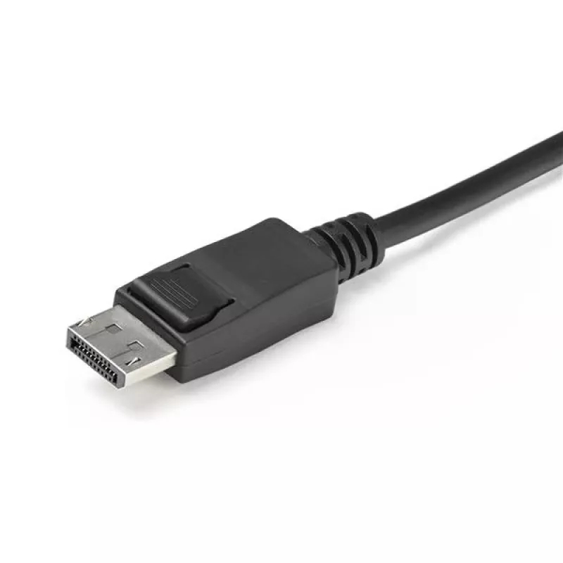 StarTech.com 2 prievadų DisplayPort KVM jungiklis - 4K 60Hz - Kompaktiškas dviejų prievadų UHD DP 1.2 USB darbalaukio KVM jungiklis su 1,2 m kabeliais ir garsu - maitinamas per USB ir nuotolinis perjungimas - MacBook ThinkPad