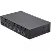 StarTech.com 4 prievadų HDMI KVM jungiklis – vienas monitorius 4K 60Hz Ultra HD HDR – stalinis HDMI 2.0 KVM jungiklis su 2 prievadų USB 3.0 šakotuvu (5Gbps) ir 4x USB 2.0 HID, garsu, karštųjų klavišų perjungimu – TAA