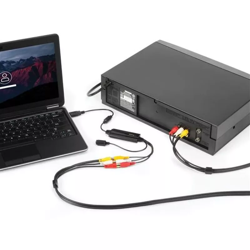 StarTech.com USB vaizdo fiksavimo adapterio kabelis – S-Video/Composite į USB 2.0 SD vaizdo fiksavimo įrenginio kabelis – TWAIN palaikymas – analoginis-skaitmeninis keitiklis medijos saugojimui – tik Windows