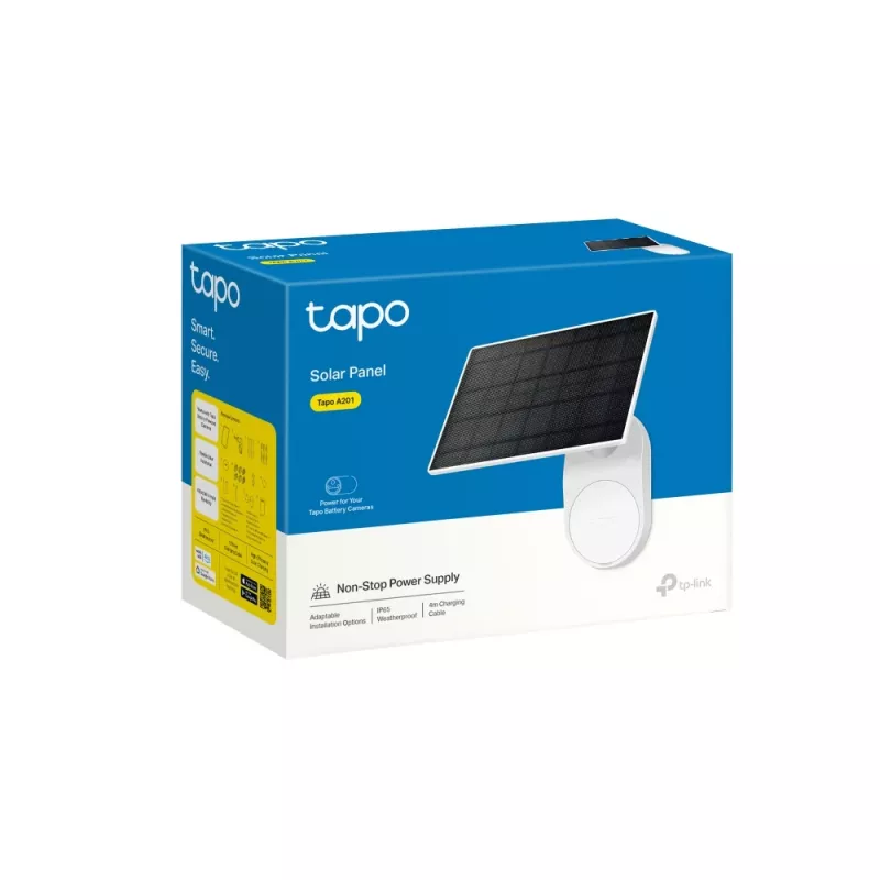 TP-Link Tapo saulės baterija 5.2V 2.5W, IP65, USB-C