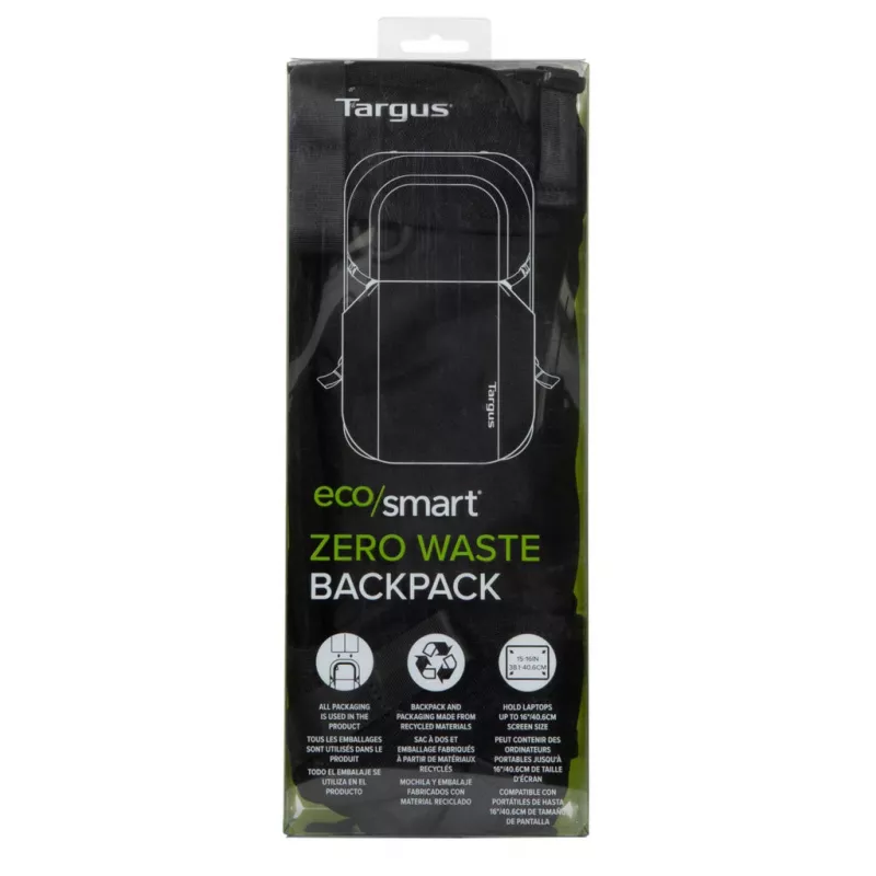 Kuprinė kasdieninė Targus Zero Waste Juoda Perdirbtas plastikas 21L