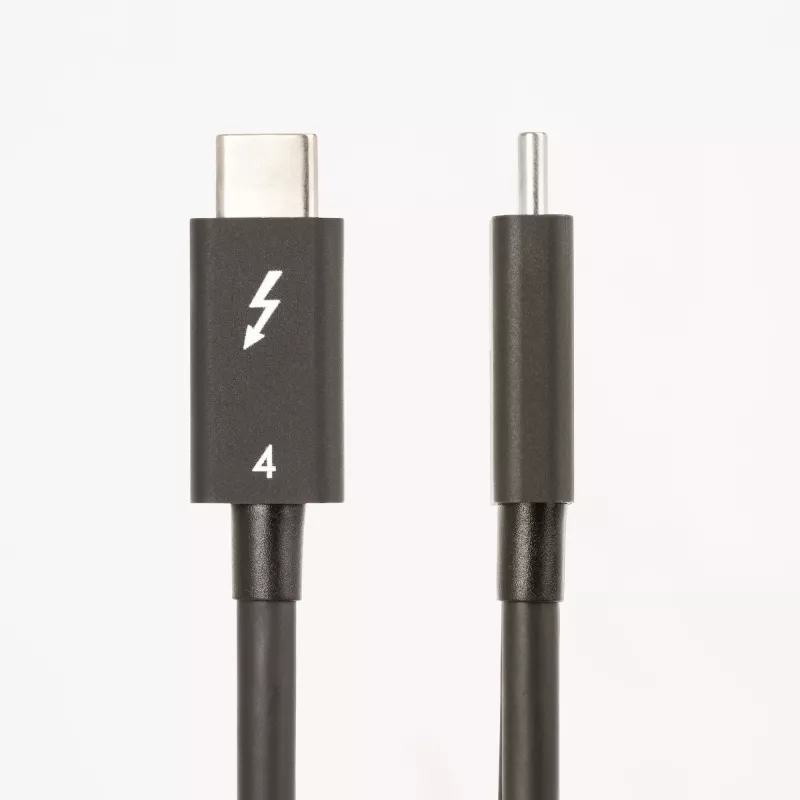 StarTech.com 1 m Thunderbolt 4 laidas - 40Gbps - 100W PD - 4K/8K vaizdas - Intel sertifikuotas - suderinamas su USB4/Thunderbolt 3/USB 3.2/USB Type-C/DisplayPort