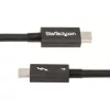 StarTech.com 1 m Thunderbolt 4 laidas - 40Gbps - 100W PD - 4K/8K vaizdas - Intel sertifikuotas - suderinamas su USB4/Thunderbolt 3/USB 3.2/USB Type-C/DisplayPort