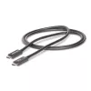StarTech.com 1 m Thunderbolt 4 laidas - 40Gbps - 100W PD - 4K/8K vaizdas - Intel sertifikuotas - suderinamas su USB4/Thunderbolt 3/USB 3.2/USB Type-C/DisplayPort