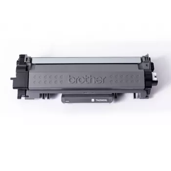 Brother TN-2590XL original juodas kasečių toneris, didelės išeigos, 1 vnt.