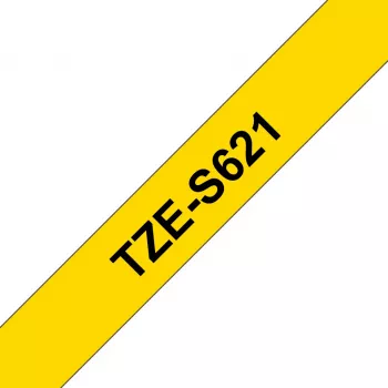 Brother TZE-S621 lipni juosta etiketėms, 9 mm x 8 m, ypač tvirtas lipnus sluoksnis