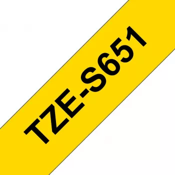 Brother TZE-S651 lipni juosta etiketėms, 24 mm, 8 m