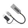 StarTech.com USB-C į Ethernet adapteris 2,5GbE su USB-A keitikliu, NBASE-T NIC, USB 3.0 Type-C 2,5/1G kelių greičių tinklas, suderinamas su Thunderbolt, Windows ir Mac