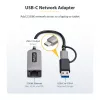 StarTech.com USB-C į Ethernet adapteris 2,5GbE su USB-A keitikliu, NBASE-T NIC, USB 3.0 Type-C 2,5/1G kelių greičių tinklas, suderinamas su Thunderbolt, Windows ir Mac