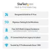 StarTech.com USB-C į Ethernet adapteris 2,5GbE su USB-A keitikliu, NBASE-T NIC, USB 3.0 Type-C 2,5/1G kelių greičių tinklas, suderinamas su Thunderbolt, Windows ir Mac