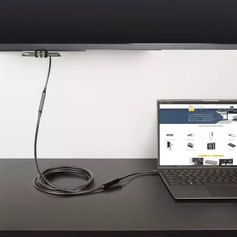 StarTech.com 3m aktyvus USB-C laidas, USB 3.2 Gen 2 10Gbps, ilgas USB Type-C duomenų perdavimo laidas, 60W galios tiekimas, 8K 60Hz, DP 1.4 Alt Mode su HBR3/HDR10/MST/DSC 1.2/HDCP 2.2 - USB C į C laidą