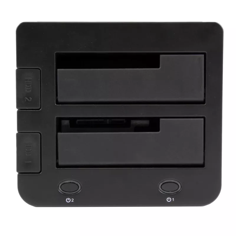 StarTech.com Dual-Bay USB 3.0 į SATA ir IDE kietojo disko dokas, USB išorinis 2.5/3.5 col. SATA I/II/III ir IDE (40 kontaktų) SSD/HDD dokas, karšto keitimo lizdai, įkrovimas iš viršaus
