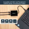 StarTech.com USB-C į dvigubą Gigabit Ethernet adapterį su USB (Type-A) prievadu