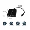 StarTech.com USB-C į dvigubą Gigabit Ethernet adapterį su USB (Type-A) prievadu