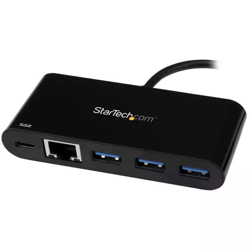 StarTech.com USB-C į Ethernet adapteris su 3 prievadų USB 3.0 stotelė ir Power Delivery