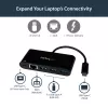 StarTech.com USB-C į Ethernet adapteris su 3 prievadų USB 3.0 stotelė ir Power Delivery