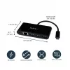 StarTech.com USB-C į Ethernet adapteris su 3 prievadų USB 3.0 stotelė ir Power Delivery