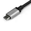 StarTech.com US2GC30 USB-C–2,5 Gigabit Ethernet tinklo adapteris, USB 3.0, NBASE-T, 2.5GBASE-T, RJ45, 10/100/1000/2500 Mbps, juodos ir kosminės pilkos spalvos