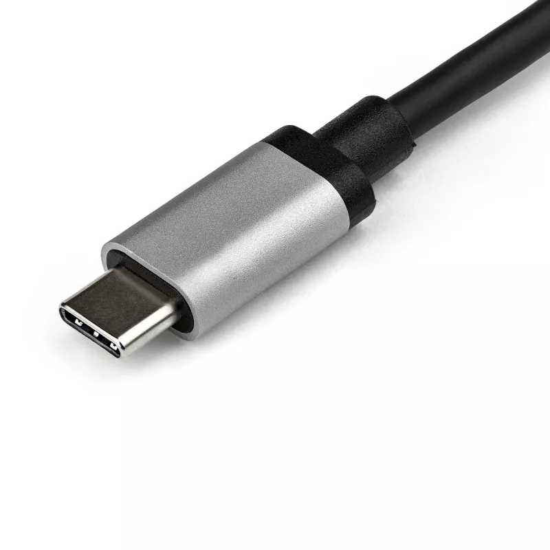 StarTech.com US2GC30 USB-C–2,5 Gigabit Ethernet tinklo adapteris, USB 3.0, NBASE-T, 2.5GBASE-T, RJ45, 10/100/1000/2500 Mbps, juodos ir kosminės pilkos spalvos