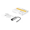 StarTech.com US2GC30 USB-C–2,5 Gigabit Ethernet tinklo adapteris, USB 3.0, NBASE-T, 2.5GBASE-T, RJ45, 10/100/1000/2500 Mbps, juodos ir kosminės pilkos spalvos