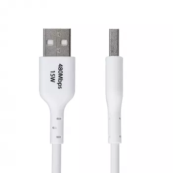 StarTech.com 6.6ft (2m) USB-A į USB-C įkrovimo laidas, įkrovimas ir sinchronizavimas, 3A, USB 2.0, TPE apvalkalas - baltas USB įkrovimo laidas