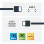 StarTech.com USB-C į USB-C laidas su 5A PD – vyriškas/vyriškas – baltas – 2 m (6 pėdos) – USB 2.0 – USB-IF sertifikuotas