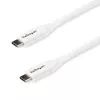 StarTech.com USB-C į USB-C laidas su 5A PD – vyriškas/vyriškas – baltas – 2 m (6 pėdos) – USB 2.0 – USB-IF sertifikuotas