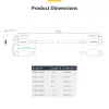 StarTech.com USB-C įkrovimo laidas, 3m, USB 2.0, 60W, 3A, TPE
