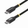 StarTech.com 2 m USB-C įkrovimo laidas, USB-IF sertifikuotas USB C laidas, 240 W PD EPR, USB 2.0 Type-C nešiojamojo kompiuterio įkroviklio laidas, USB-C duomenų perdavimo laidas, TPE apvalkalas, vyriškas/vyriškas