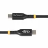 StarTech.com 2 m USB-C įkrovimo laidas, USB-IF sertifikuotas USB C laidas, 240 W PD EPR, USB 2.0 Type-C nešiojamojo kompiuterio įkroviklio laidas, USB-C duomenų perdavimo laidas, TPE apvalkalas, vyriškas/vyriškas