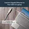 StarTech.com USB 3.0 į Gigabit tinklo adapteris - sidabrinis