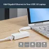StarTech.com USB 3.0 į Gigabit Ethernet tinklo adapteris, 10/100/1000 Mbps, USB į RJ45, USB 3.0 į LAN adapteris, USB 3.0 Ethernet adapteris (GbE), TAA atitinka