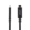 StarTech.com 1,8 m USB C į USB C laidas – 5A, 100W PD 3.0, sertifikuotas Works With Chromebook, USB-IF, vyriškas/vyriškas, USB 3.0 5Gbps, juodas