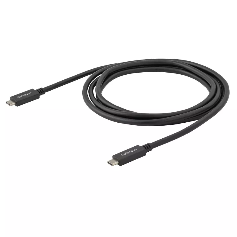 StarTech.com USB-C laidas su Power Delivery (3A) - vyriškas/vyriškas - 2 m - USB 3.0 - USB-IF sertifikuotas