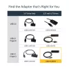 StarTech.com USB 3.1 (10Gbps) adapterinis kabelis 2.5”/3.5” SATA diskams - USB-C