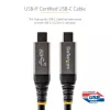 StarTech.com USB-C laidas 1 m, 10 Gbps, USB-IF sertifikuotas, 100W (5A) PD, DP Alt režimas