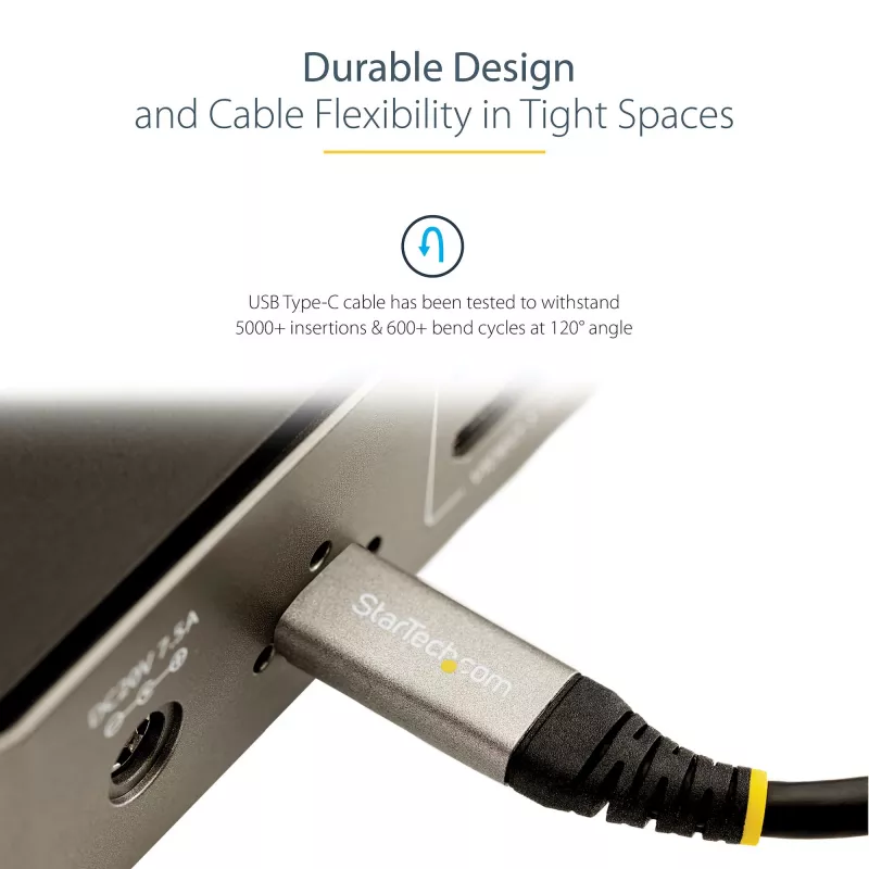 StarTech.com USB-C laidas 1 m, 10 Gbps, USB-IF sertifikuotas, 100W (5A) PD, DP Alt režimas