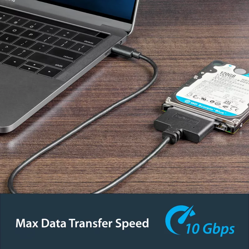 StarTech.com USB 3.1 (10Gbps) adapterinis kabelis 2,5 inch SATA diskams - USB-C