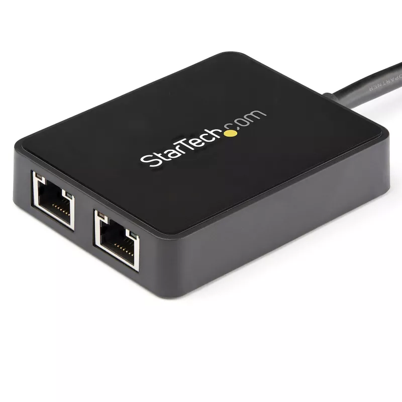 StarTech.com USB 3.0 prievado adapteris su dviem Gigabit Ethernet prievadais ir USB prievadu