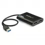 StarTech.com USB 3.0 į Dual DisplayPort adapteris – 4K 60Hz, 3.2 Gen 1 (3.1 Gen 1), USB Type-A, DisplayPort išvestis, 4096 x 2160 pikselių