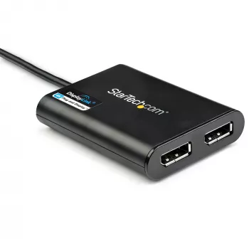 StarTech.com USB 3.0 į Dual DisplayPort adapteris – 4K 60Hz, 3.2 Gen 1 (3.1 Gen 1), USB Type-A, DisplayPort išvestis, 4096 x 2160 pikselių