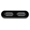 StarTech.com USB 3.0 į Dual DisplayPort adapteris – 4K 60Hz, 3.2 Gen 1 (3.1 Gen 1), USB Type-A, DisplayPort išvestis, 4096 x 2160 pikselių