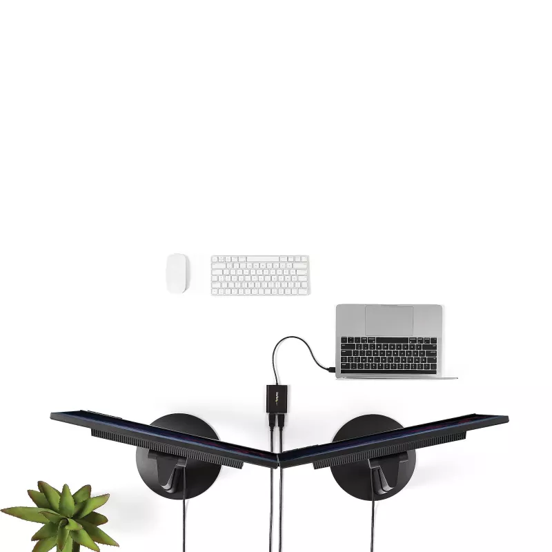 StarTech.com USB 3.0 į Dual DisplayPort adapteris – 4K 60Hz, 3.2 Gen 1 (3.1 Gen 1), USB Type-A, DisplayPort išvestis, 4096 x 2160 pikselių
