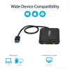 StarTech.com USB 3.0 į Dual DisplayPort adapteris – 4K 60Hz, 3.2 Gen 1 (3.1 Gen 1), USB Type-A, DisplayPort išvestis, 4096 x 2160 pikselių