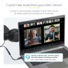 StarTech.com USBCAUDIO2 USB-C–3,5 mm TRRS ausinių / laisvų rankų garso adapteris, 32 bitų DAC, suderinamas su Thunderbolt, 12,7 cm, juodos spalvos