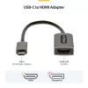StarTech.com USB-C į HDMI adapteris, 4K 60Hz vaizdas, HDR10, USB-C į HDMI monitoriaus adapteris, suderinamas su USB4 / Thunderbolt