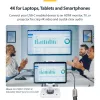 StarTech.com USB-C į HDMI adapteris, 4K 60Hz vaizdas, HDR10, USB-C į HDMI monitoriaus adapteris, suderinamas su USB4 / Thunderbolt