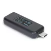 „StarTech.com“ USB-C galios testeris, skaitmeninis multimetras, dvipusis įtampos ir srovės matuoklis, iki 240 W PD EPR, nešiojamas USB-C kabelio ir prievado galios matuoklis