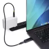 „StarTech.com“ USB-C galios testeris, skaitmeninis multimetras, dvipusis įtampos ir srovės matuoklis, iki 240 W PD EPR, nešiojamas USB-C kabelio ir prievado galios matuoklis
