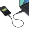 „StarTech.com“ USB-C galios testeris, skaitmeninis multimetras, dvipusis įtampos ir srovės matuoklis, iki 240 W PD EPR, nešiojamas USB-C kabelio ir prievado galios matuoklis